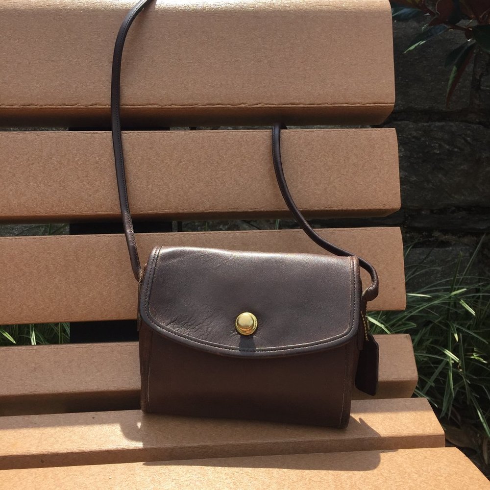 Vintage Coach® Chrystie Bag - Mahogany
